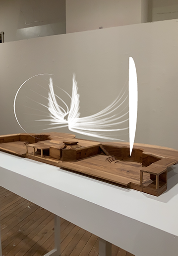 Battery Mendell Wood Sculpure (App View)