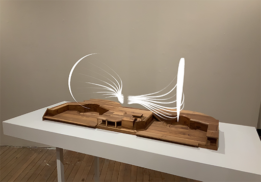 Battery Mendell Wood Sculpure (App View)